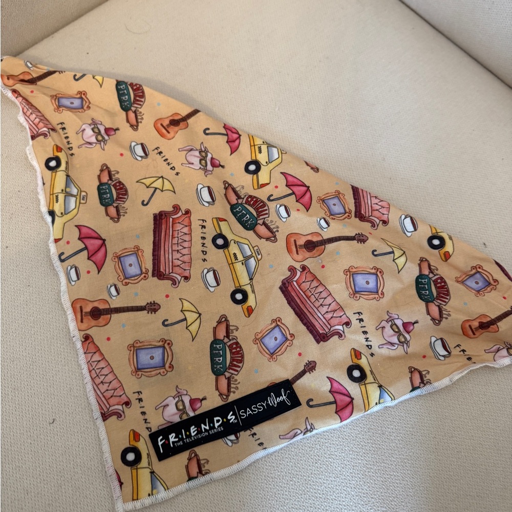 Friends x sassy woof Bandana